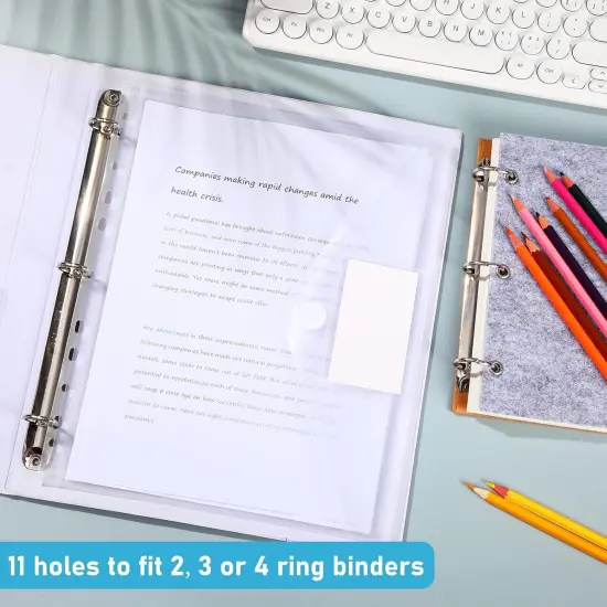 100 Pcs Binder Envelope with Hook and Loop {3}