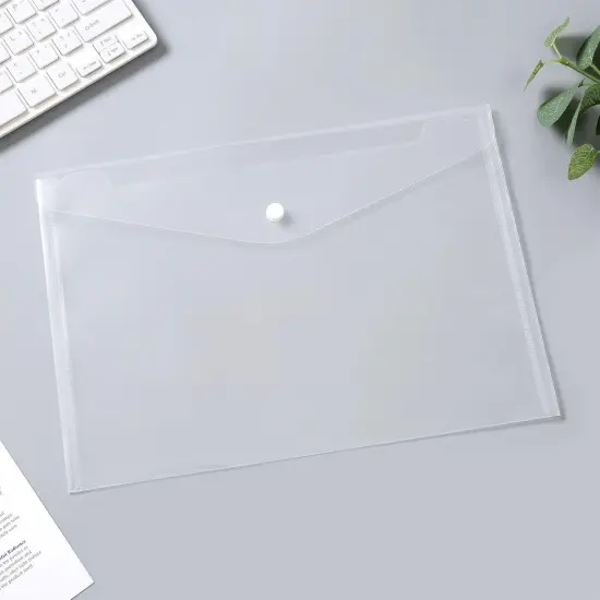 100 Pack Plastic Envelopes A4 Letter Size {3}