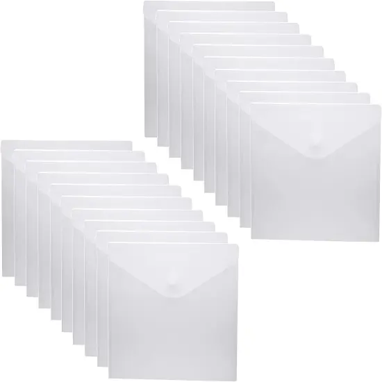 8.5 x 11 Clear Letter Sized Plastic Envelopes {1}