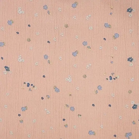 1 Yard Peach Rayon Crinkle Fabric, Perfect For Comfort And Elegance 50/52" Width {2}