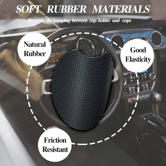 2 Pack Bigfoot Car Cup Holder Coasters {4}