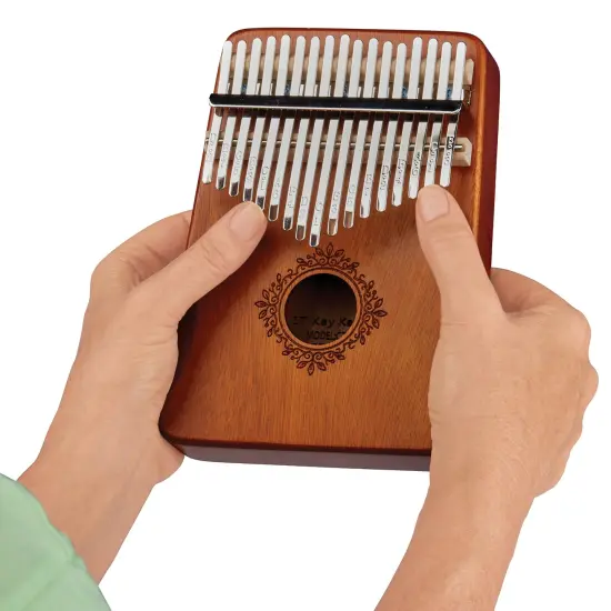 Collections Etc Galvanized Steel Key Finger Harp Instrument {2}