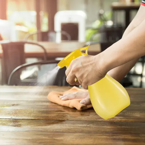 4 Pack 8 Oz Empty Plastic Spray Bottles with Adjustable Nozzle {5}