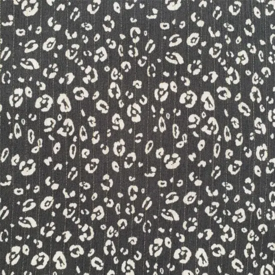 1 Yard Rayon Crinkle Charcoal Beige with Lurex Woven Fabric Lightweight 50/52&rdquo; Wide 100% Rayon {1}