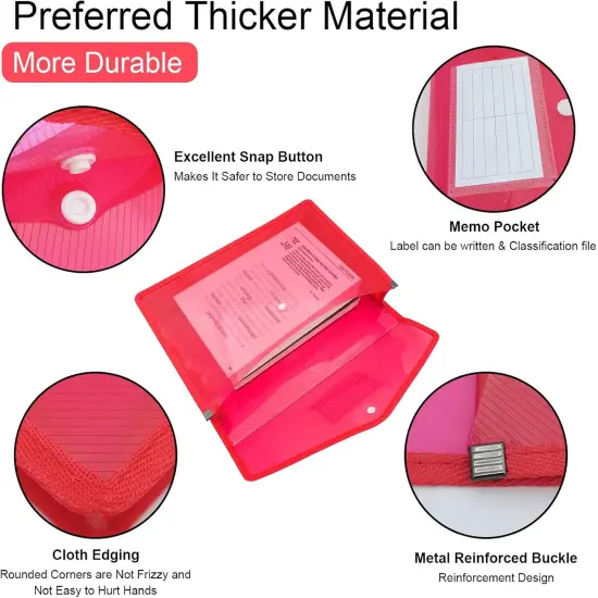 Plastic File Wallet Envelope {2}