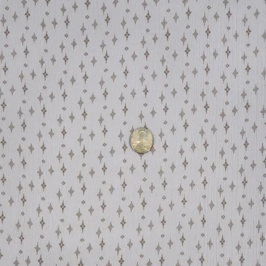 1 Yard Soft Lavender Taupe Rayon Crinkle Fabric by the Yard Lightweight 50/52" Wide 125 GSM {1}