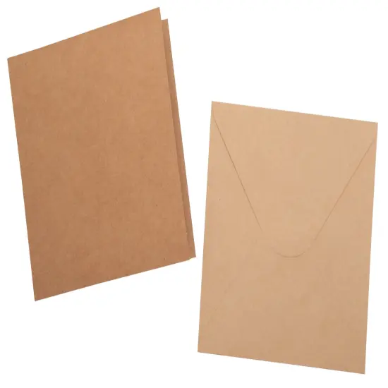 Studio Light Consumables 6"X6" Cards & Envelopes 20/Pkg-Nr. 12 Kraft {4}