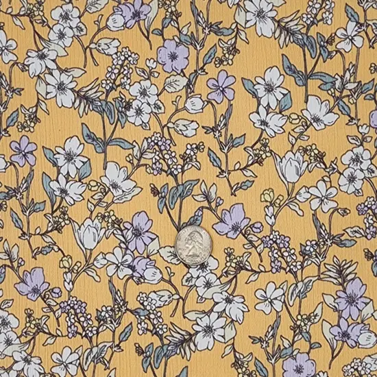 1 Yard Apricot Cream Rayon Crinkle Lightweight Soft Breathable Fabric For Summer Dresses 50/52 Width {3}