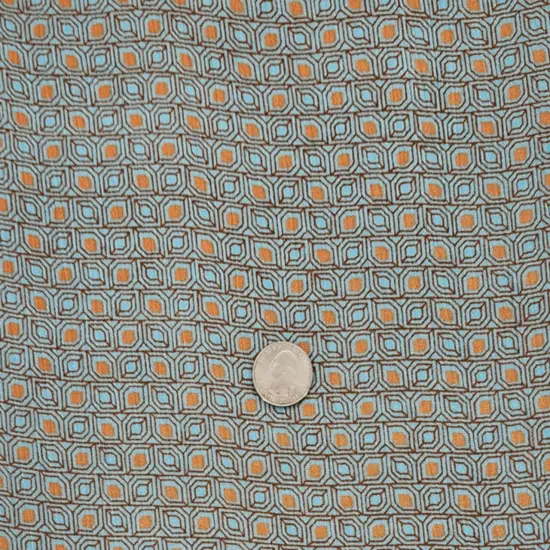 1 Yard Turquoise Rayon Crinkle Breathable Lightweight Textured Fabric for Apparel 50/52" Wide {3}
