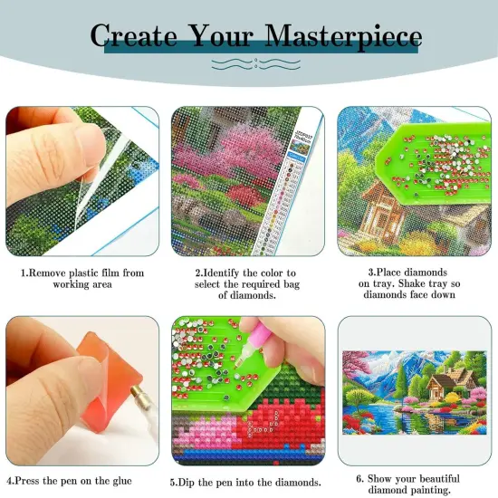 Mountain Large Landscape Diamond Art Painting Kits for Adults {4}