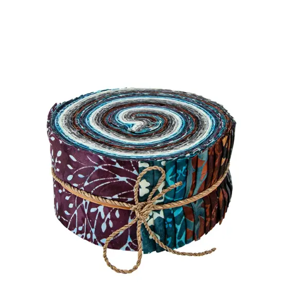 Expressions Batiks 2.5" Strip Roll (Jelly Roll / Rolie Polie) in Divine Vines by Riley Blake Designs for Riley Blake (RP-23304-40) {1}
