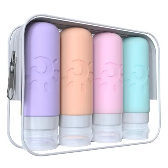 Travel Bottles Leak Proof Travel Tubs - (Multicolored C) {1}