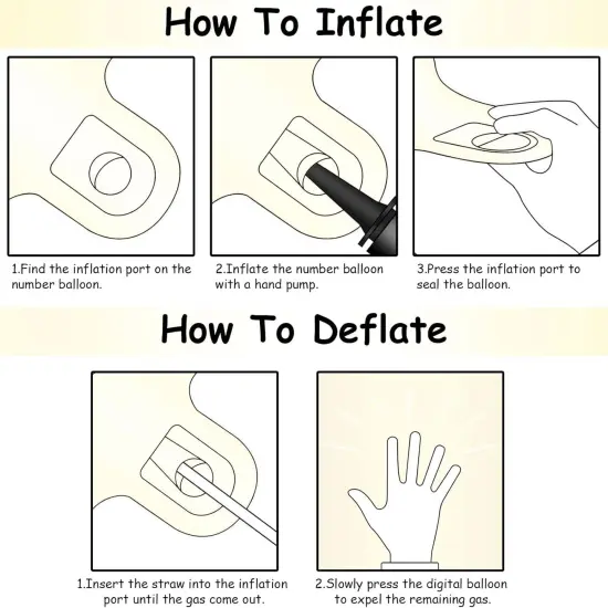 40 Inch Number 1 Balloon - Cream {5}