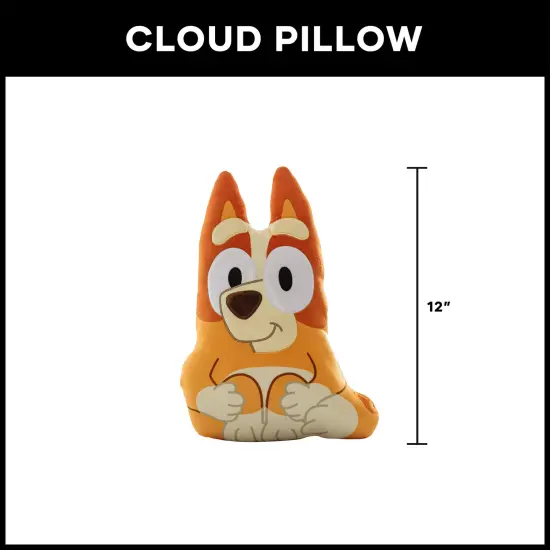 Bluey 12 Inch Cloud Pillow Happy bingo {4}