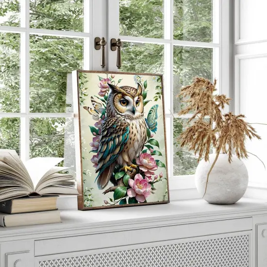 5D Owl Diamond Painting Kits 12x16inch, B11737 {4}