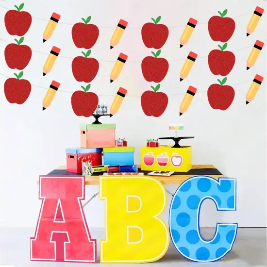 3 Pack Back to School Banner Decorations {5}