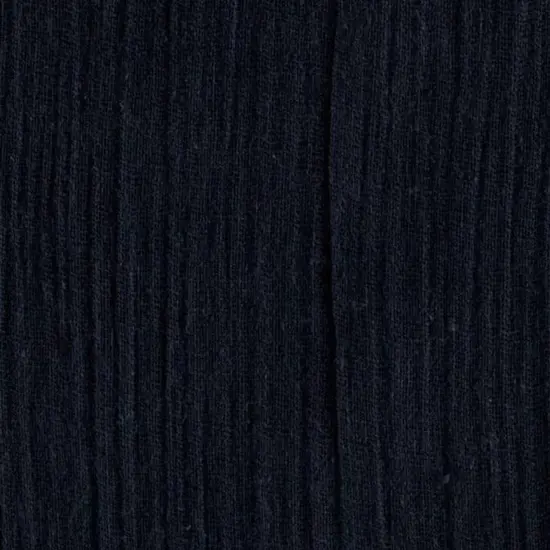 1 Yard Solid Navy Rayon Crinkle Fabric &ndash; Lightweight Woven, 100% Rayon, 50/51&rdquo; Wide, Apparel Material {1}