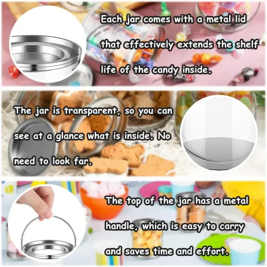 12 Pack Mini Clear Plastic Paint Cans with Metal Lids {2}