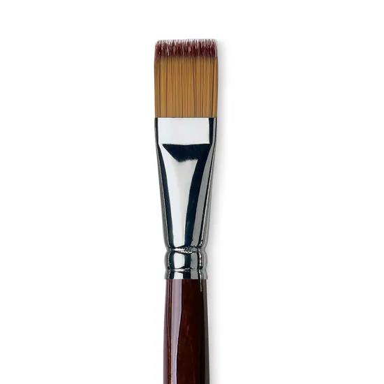 Da Vinci Vario Tip Synthetic Brush - 1381 Flat, Size 16, Short Handle {1}