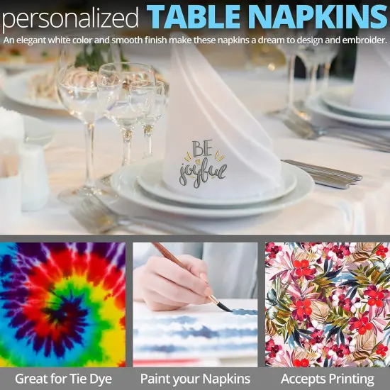 Dinner Napkins, Oversized 20 x 20 Inches, Set of 12, Sage {5}