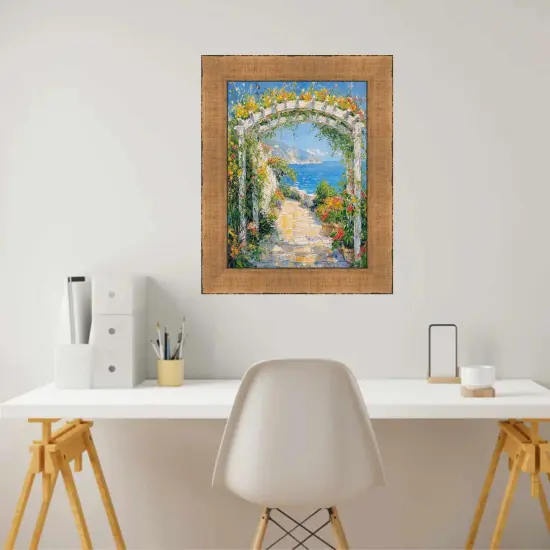 Wide Antique Gold Copper Bronze Picture Frame 22x28 frame {4}