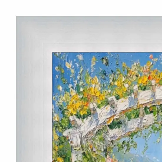 Modern Stainless Steel Flat Picture Frame 24x36 frame {2}