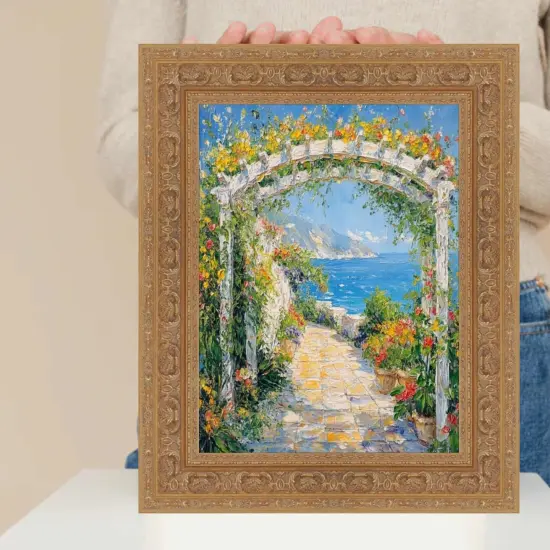 Wide Sistine Chapel Gold Italian Picture Frame 36x48 frame {7}