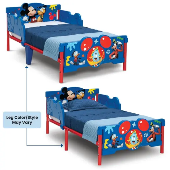 Mickey Mouse 3D Toddler Bed, Blue {4}