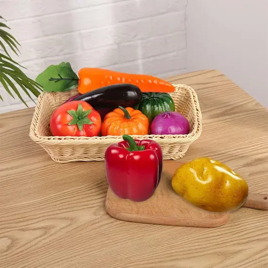 11 Pcs Artificial Vegetables, Faux Fake Mixed Vegetables Decoration {3}