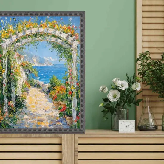 Narrow Black Stars Picture Frame 30x36 frame {5}