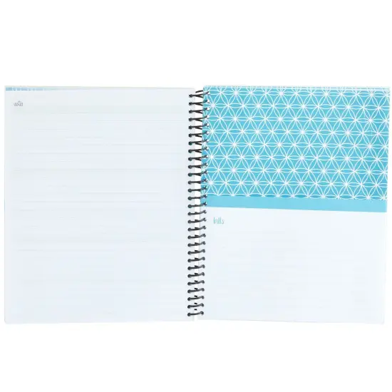 Blue Monthly Budget Planner, Bill Organizer with 24 Pockets for Receipts, Home Expense Tracker (8x10 In) {7}