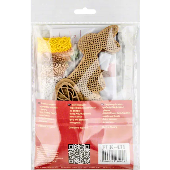 Set for embroidery with beads on wood FLK-431 {5}