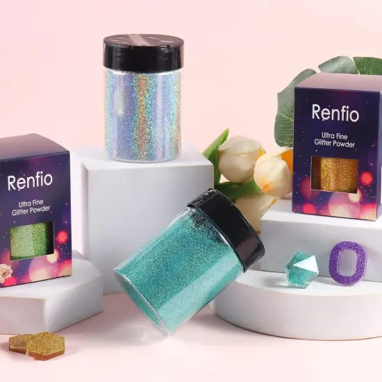 Holographic Ultra Fine Glitter Powder - Laser Silver {6}