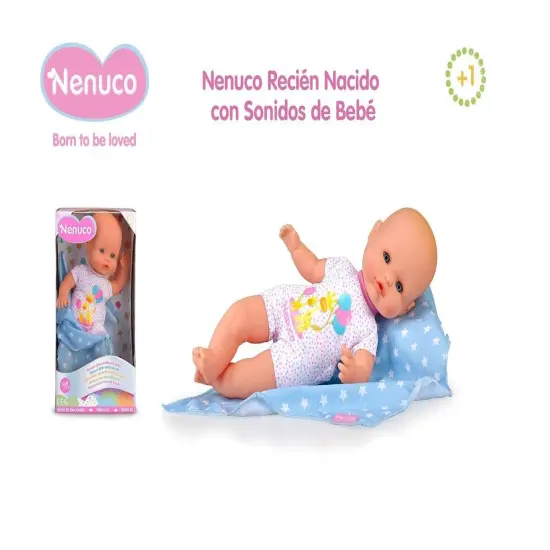 Nenuco Soft Baby Doll with Rattle Bottle {6}