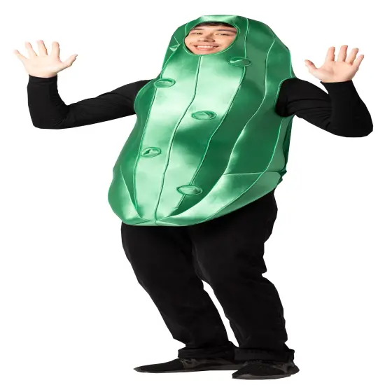 Ultimate Pickle Halloween Costume, Green, Adult Size XXS & One Size {5}