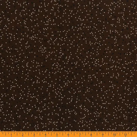 Mook Fabrics Dotted Cotton Fabric [108 in. Wide] - By The Yard Chestnut {3}