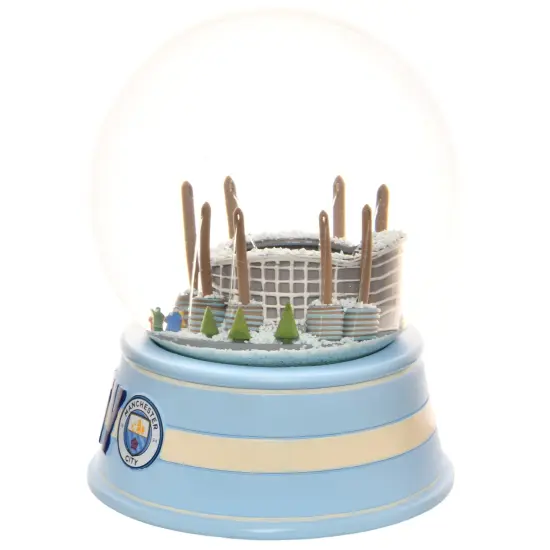 Tree Buddees x Manchester City F.C. Official Etihad Stadium Snowglobe Limited Edition Snow Globe Collectable {4}