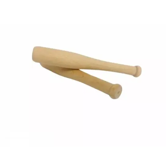 Kitcheniva Miniature Baseball Bats 4" x 9/16" 10 Pcs Small Wood Balls 1/2" Crafts {6}