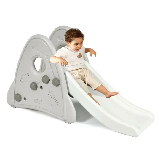 Freestanding Baby Slide Indoor First Play Climber Slide Set for Boys Girls Blue {8}