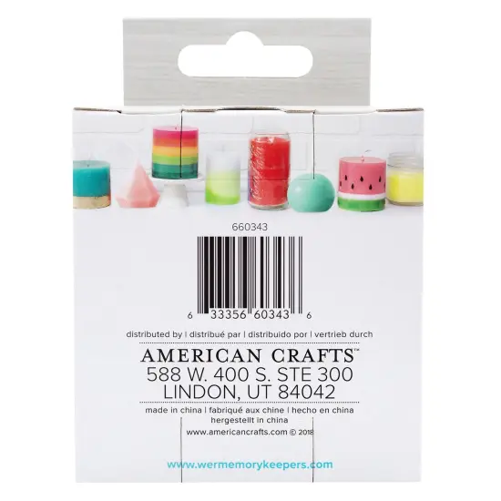 We R Wick Candle Mold-Geometric {4}