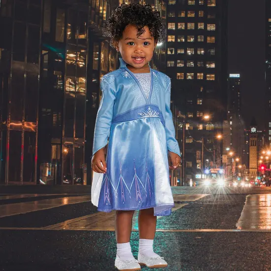 Baby Classic Disney Frozen 2 Elsa Traveling Dress Costume {1}