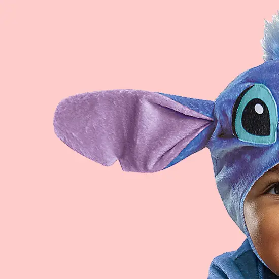 Baby Stitch Costume Soft Blue Jumpsuit with Headpiece Perfect for Halloween and Community Events {4}