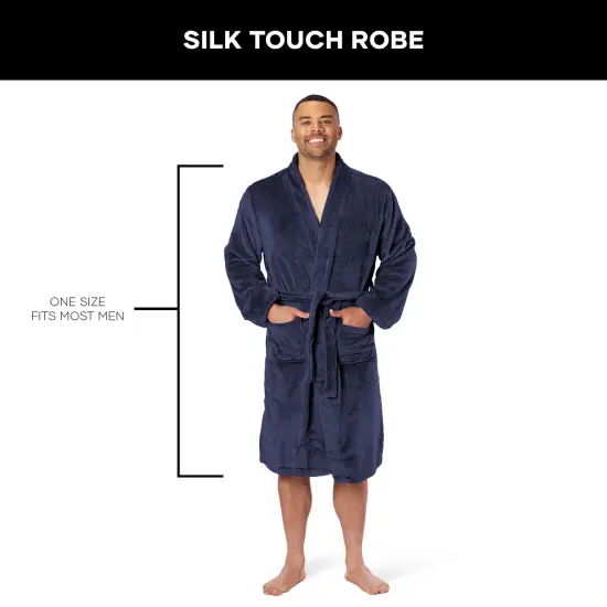Northwest Silk Touch L/XL Robe Patriot Blue 26&times;47 Inches {5}