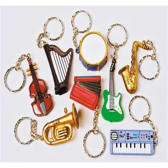 Musical Instrument Keychains Include 12 Units {1}