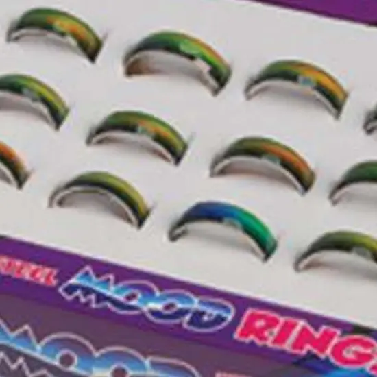 Stainless Steel Mood Rings Include 12 Units {2}