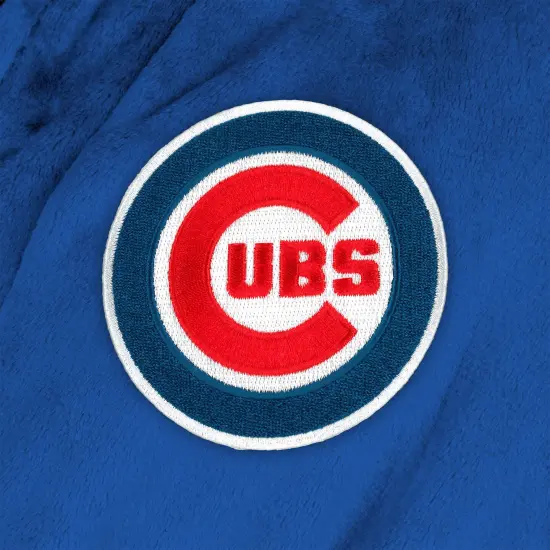 Chicago Cubs MLB Hooded Silk Touch Bath Robe 26&times;47 Inches {5}