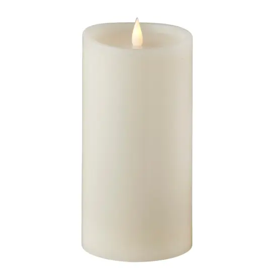 Christmas Classic Motion Flameless Candle 4x8 Ivory {1}