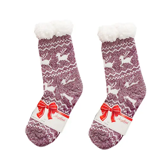 Kids Snuggly Slipper Socks 1 Pair Assorted Color {2}