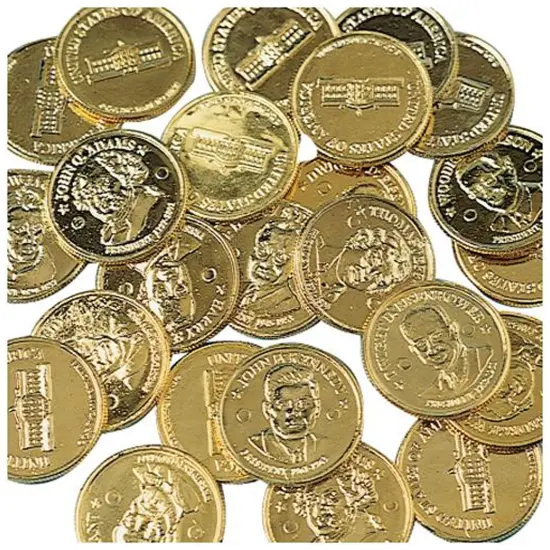 Presidential Gold Coins include 144 units {1}