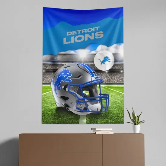 Detroit Lions NFL Midfield Wall Hanging Tapestry 40 x 57 inches {5}